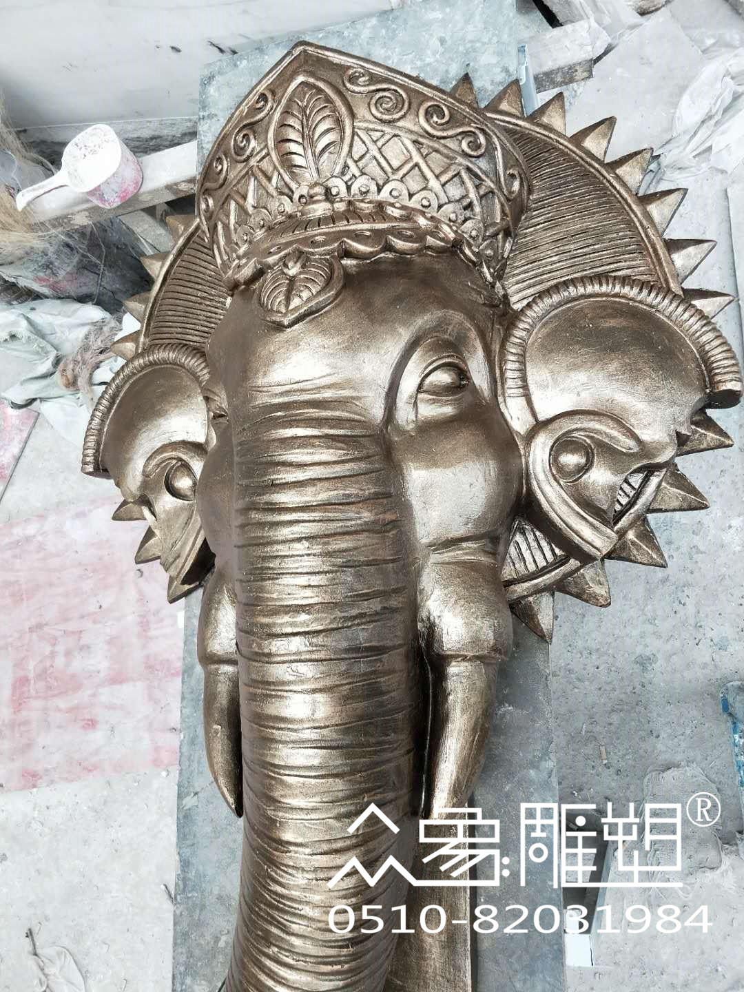 長(zhǎng)春某酒店大象雕塑